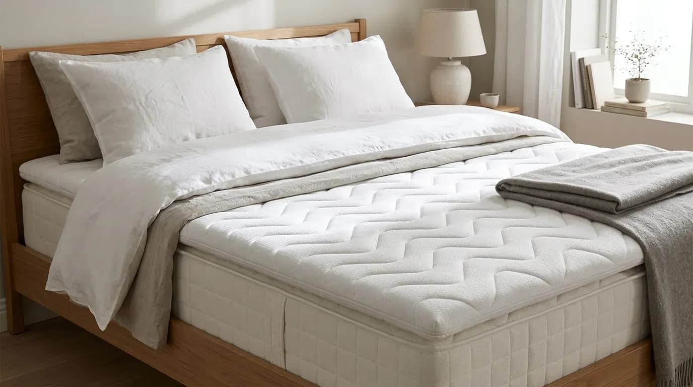 Sundvik Bäddmadrass Latex 180x200x6 - Vit action